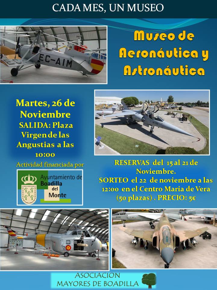 MUSEO DE AERON�UTICA  (26 NOVIEMBRE, 10:00 h)